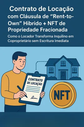 Imagem da notícia Contrato de Locação com Cláusula de "Rent-to-Own" Híbrido + NFT de Propriedade Fracionada